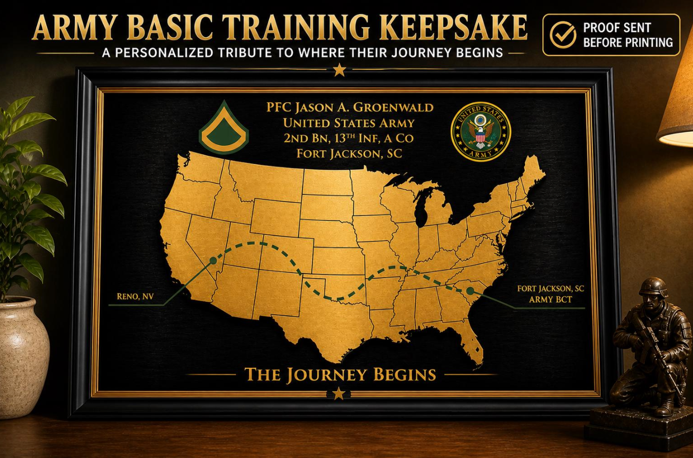 Army basic training graduation gift
